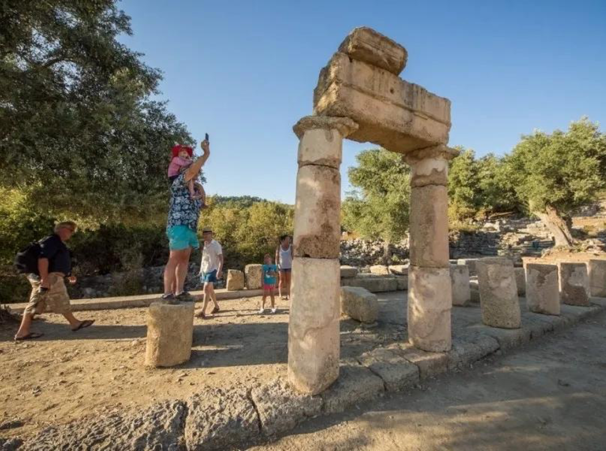 Köyceğiz Ege Villa Urlaub. Aktivität In Der Antiken Stadt Kaunos